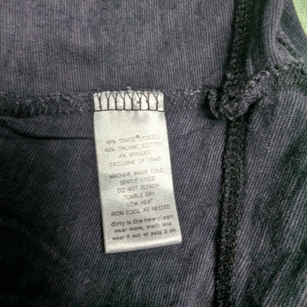 Sleeveless Heathered Charcoal Gray Horny Toad Dress Small - Picture 3 of 4